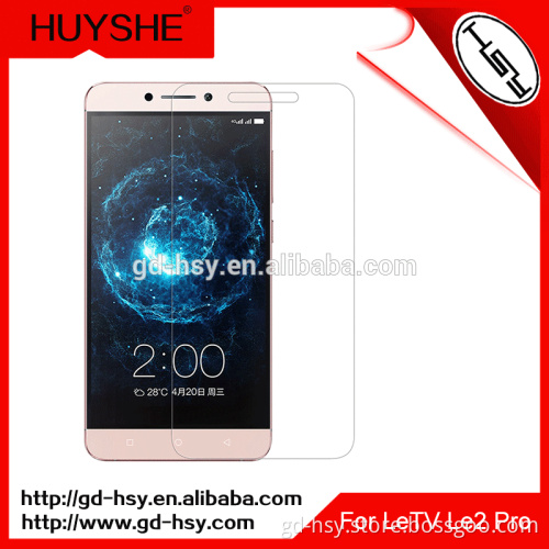 Factory Supplier New Premium Mobile Phone Accessories/Clear 2.5D Arch Edge Tempered Glass Screen Film Protector for LeTV Le2 Pro